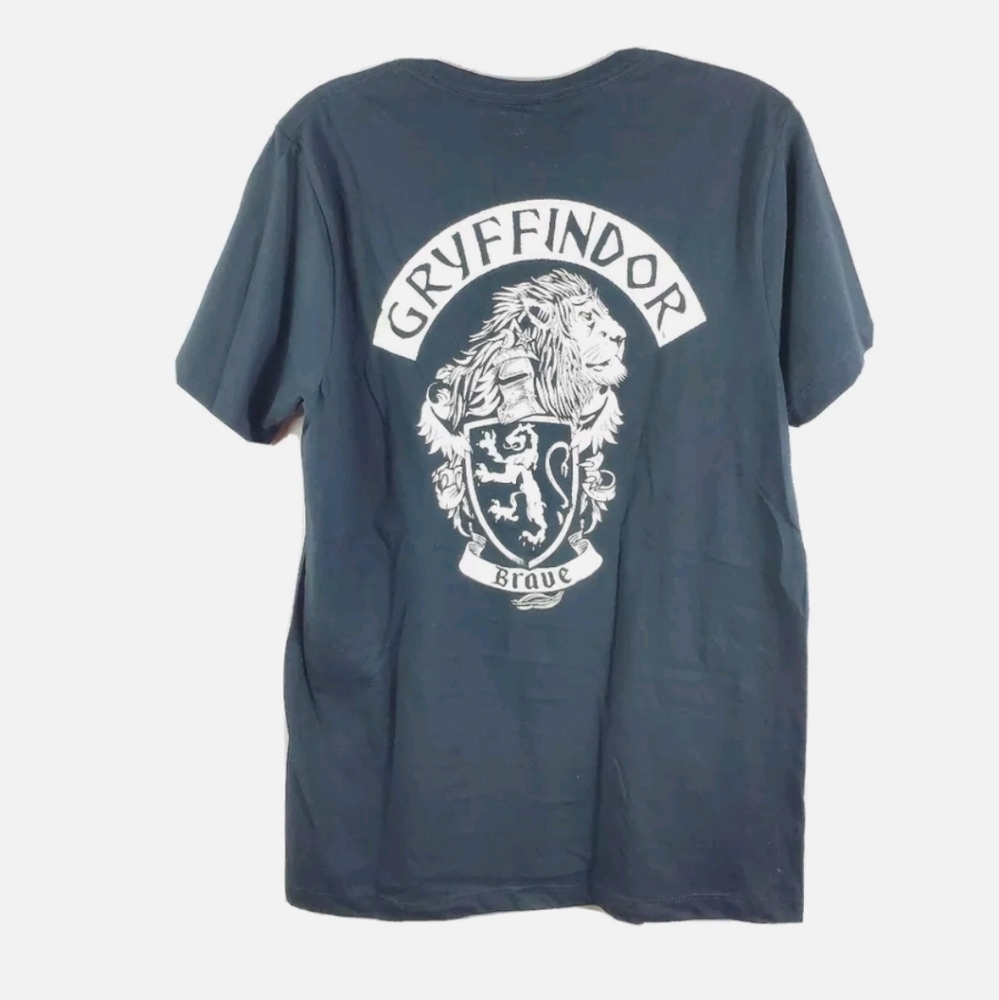 HARRY POTTER Gryffindor black white tee size M